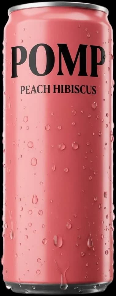 POMP Peach Hibiscus can